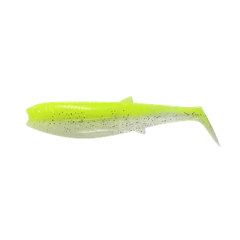 Umělá nástraha Svage Gear Savage Gear gumová nástraha Cannibal Shad Bulk Flou Yellow Glow Délka: 10cm