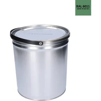 Lak na dřevo Barva antikorozní polomatná na zinek 5 kg reseda-zelená