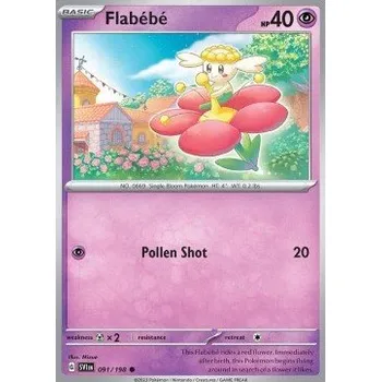 Sběratelská karetní hra Pokémon SVI 091/198 Flabébé - Scarlet & Violet Stav: Near Mint, Verze: REVERSE HOLO