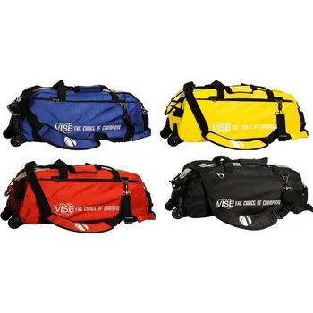 Taška na bowlingovou kouli TAŠKA NA 3 KOULE TOP TOTE ROLL VISE S PRŮHLEDEM ŽLUTÁ