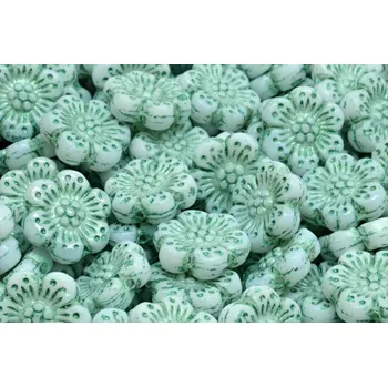 Korálek Korálky kytičky Boho 3129 (14x14 mm)