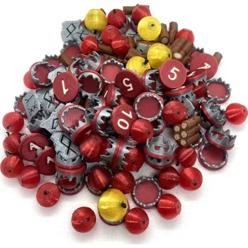 Příslušenství k deskovým hrám TLAMA games Northgard: Země nepoznané - 3D žetony