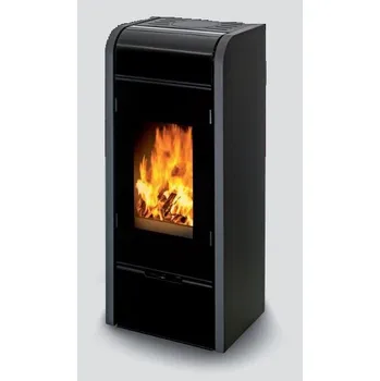 Krbová kamna Krbová kamna na dřevo ALMEVA CARBONIS, výkon 5-7 kW IBFLPLB64 + Doprava Zdarma