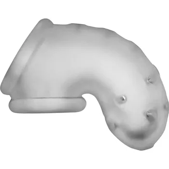 Pás cudnosti Oxballs Airlock Air-Lite Vented Chastity Clear Ice