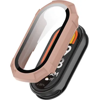 Příslušenství k chytrým hodinkám Ochranný kryt pro Xiaomi Smart Band 8, 9 a 10 - Růžový
