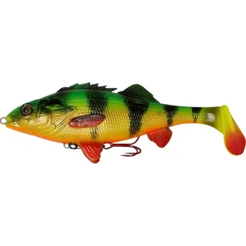 Umělá nástraha Gumová Nástraha Savage Gear 4D Perch Shad 17,5cm 80gr Firetiger