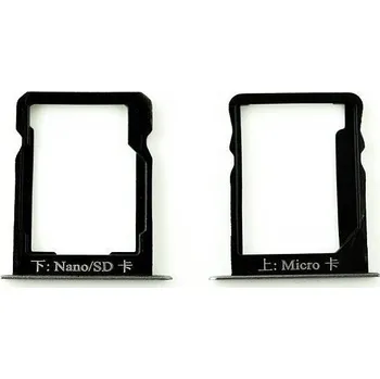 Držák SIM + Micro SD Huawei Mate 7 černý