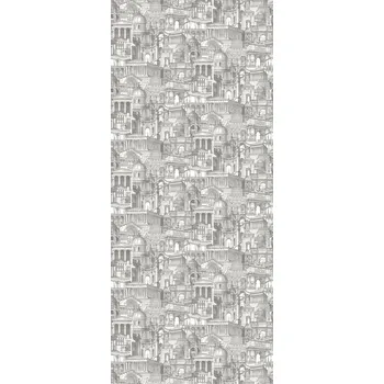 Tapeta Šedá vliesová fototapeta na zeď, Historické domy, DG3ROM101, Wall Designs III, Khroma by Masureel