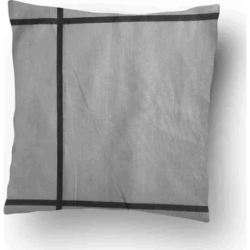 Povlak na dekorativní polštářek Top textil Povlak na polštářek Pruh šedý 40x40 cm (24) - zvýhodněný produkt