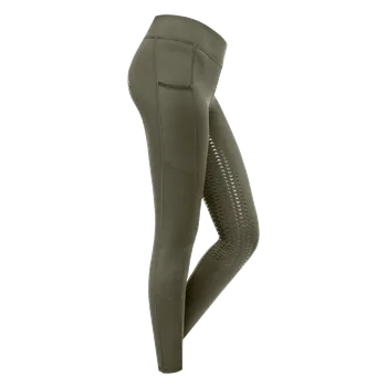Jezdecké oblečení ELT Jezdecké legíny Ella Barva: Khaki, Velikost, barva: 44
