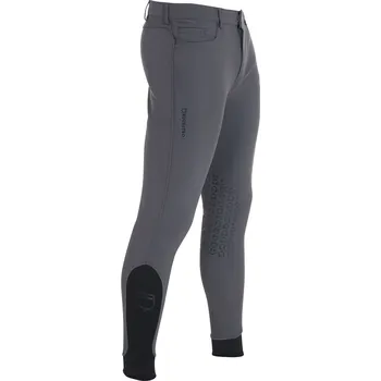 Jezdecké kalhoty EQUESTRO Rajtky Caspar Equestro, s gripem na kolenou, pánské, asphalt 40