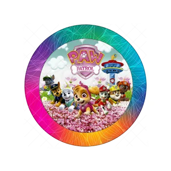 Jedlá dekorace na dort PAW květiny, VARIANTA Jedlý papír 1728