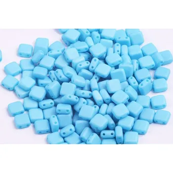 Korálek Dvoudírkové čtverečky č. 86 (6x6 mm)