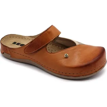 Dámská zdravotní obuv Leon 953 Dámská zdravotní kožená obuv pro Hallux Valgus - Hnědá Velikost: 37