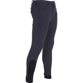 Jezdecké kalhoty EQUESTRO Rajtky Aria Equestro, s gripem, pánské, navy 38