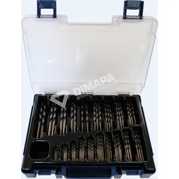 Vrták Sada spirálových vrtáků-černozlatá HSS