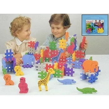 ostatní stavebnice Pěnová stavebnice ZOO - EVALAND