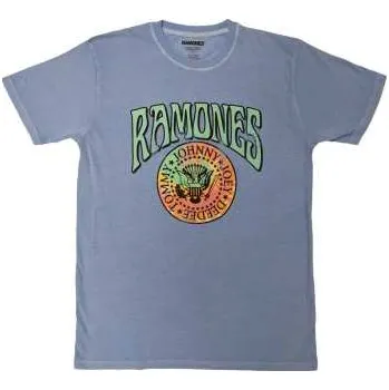 Pánské tričko Merch Ramones: Ramones Unisex T-shirt: Crest Psych (small) S