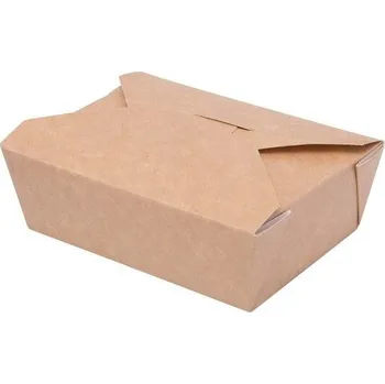 Jednorázové nádobí Think`n green Papírový cateringový box kraft TnG 140/100/50mm 750ml 50ks