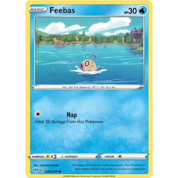 Sběratelská karetní hra Feebas 038/189 - Darkness Ablaze Typ karty: Non-Holo