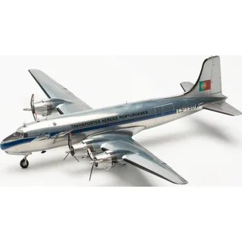 Plastikový model Herpa - DC-4, TAP Air Portugal "1950s", Portugalsko, 1/200