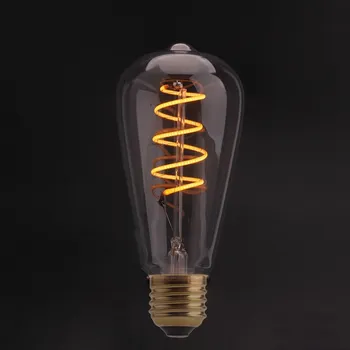 Žárovka Designová retro žárovka LED Edison ST64 4W, patice E27