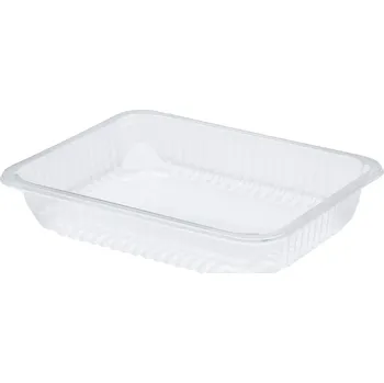 Jídelní hůlka Plastová zatavovací miska 1D transparentní227/178/40 480ks