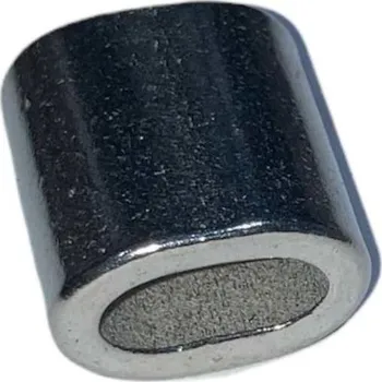 Lano Nerezová lanová svorka lisovací - do 8 mm - DIN 3093