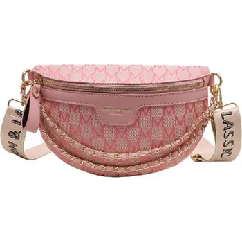 Kabelka Malá kabelka "crossbody" s ozdobným řetízkem Barva: Růžová