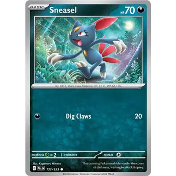 Karetní hra Sneasel 133/193 - Paldea Evolved Typ karty: Reverse Holo