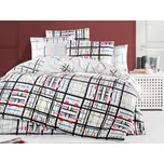 Brotex Prodloužené povlečení Satén 140x220, 70x90cm Geometry