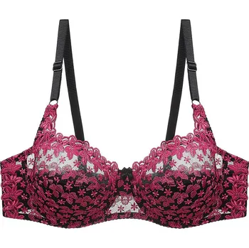 Podprsenka Krásná krajková podprsenka s kosticemi ve vel. 75 - 100 C,D Barva: Růžová, Velikost: 90D