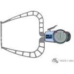 Číselníkový úchylkoměr s měřicími rameny pro vnější měření Kroeplin 0-50 mm