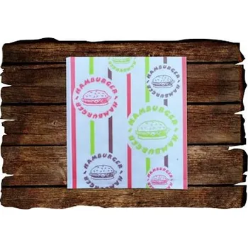 Obal na kolo Toppapír Papírová kapsa na hamburger 140/120mm 200ks