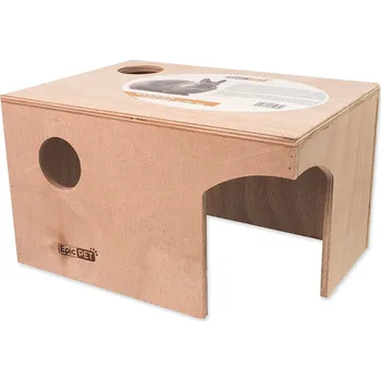 Domeček EPIC PET dřevěný XL 35 cm