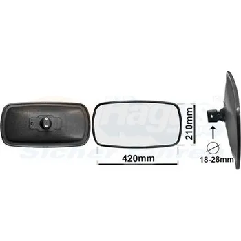 Auto zrcátko Vnější zpětné zrcátko VAN WEZEL 8220