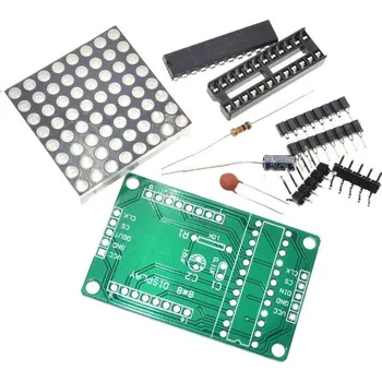 Elektronická stavebnice LaskaKit_cz Stavebnice 8x8 červená LED matice MAX7219