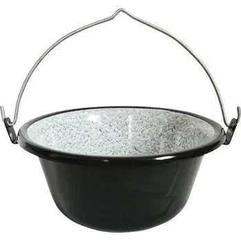 kotlíky Kotlík servírovací 0,8 l smalt černý