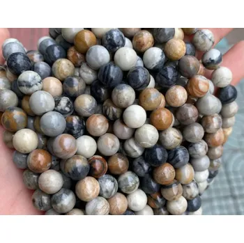 Korálek Minerál Jaspis Picaso č.318 (8mm)