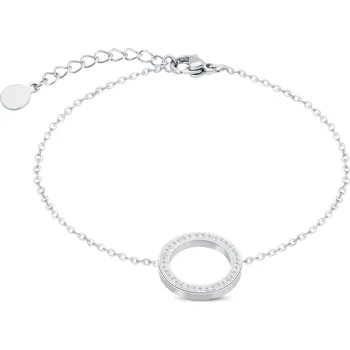Náramek Ellami TOKIO 1672 Jemný náramek s kruhovým motivem a zirkony Ellami