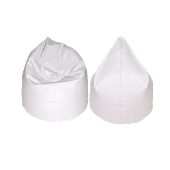 Sedací pytel FITMANIA Sedací vak HRUŠKA XXL 450L Barva: 1 BÍLÁ hruška