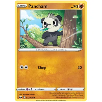 Sběratelská karetní hra Pokémon TCG Pancham 072/159