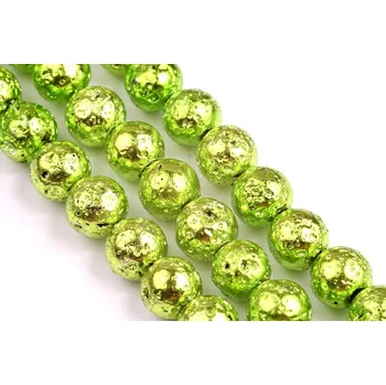 Korálek Láva pokovená č.206 (8mm)