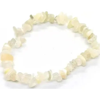 Náramek Náramek sekaný MĚSÍČNÍ KÁMEN BÍLÝ běžný SKNS2_MKB