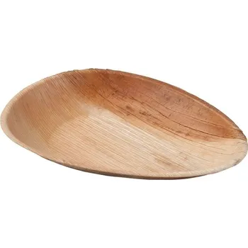 Jednorázové nádobí Talíř z palmových listů oválný BioNatic 170/125mm 25ks