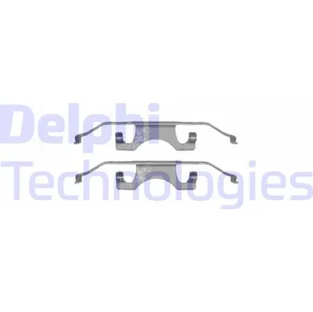 Brzdový kotouč Sada prislusenstvi, oblozeni kotoucove brzdy DELPHI LX0340