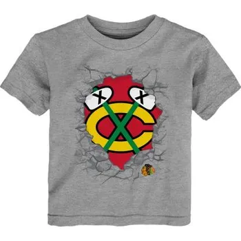 Chlapecké tričko Outerstuff Dětské tričko Chicago Blackhawks NHL BreakThrough Velikost: Dětské L (13 - 14 let)