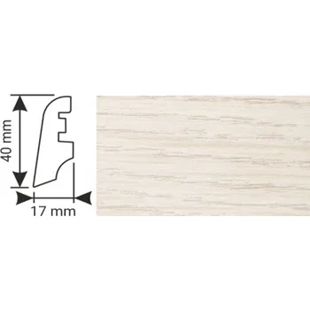 soklová lišta K - Produkt K-Produkt lišta KP40 3438 Dub béžový světlý