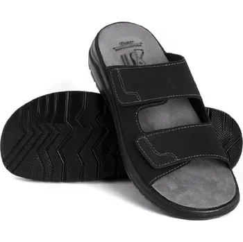 Pánské pantofle PÁNSKÉ PANTOFLE BATZ ERIK BLACK ČERNÁ Barva: Černá, Velikost: 45