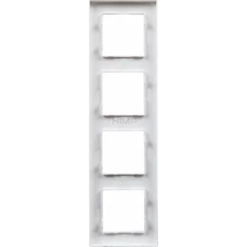vypínač Čtyřnásobný rám Legrand Niloe Step bílá
